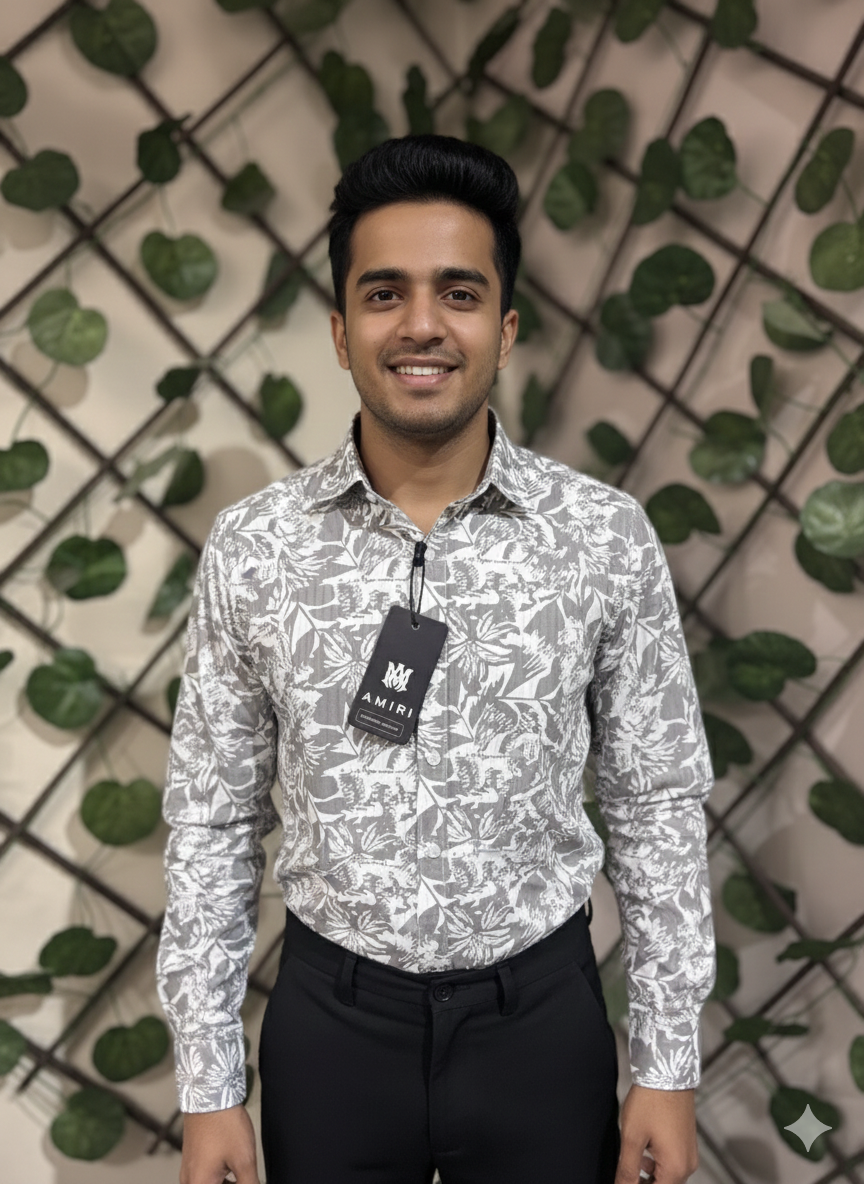 Full Sleeve Cotton Printed Shirt