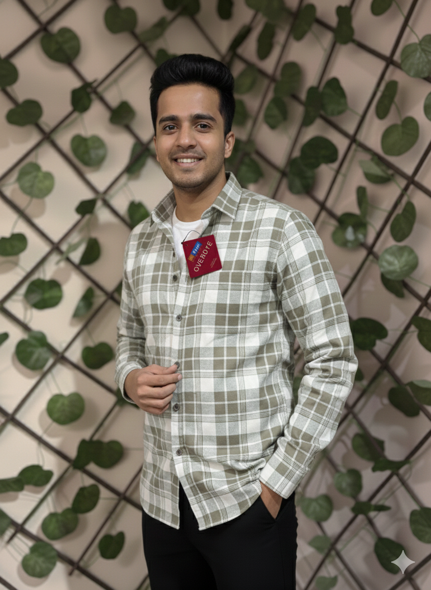 Textured Check Shirts