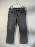 Premium Cotton Straight Fit Denim Grey Jeans
